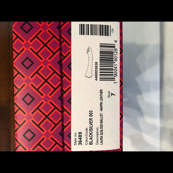 EEUC Authentic Tory Burch ballet flat black 7 - Picture 4 of 4